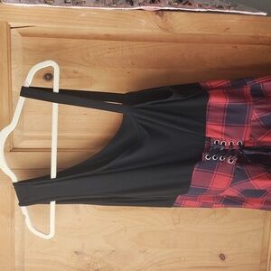 Women dress red and black size 3XL